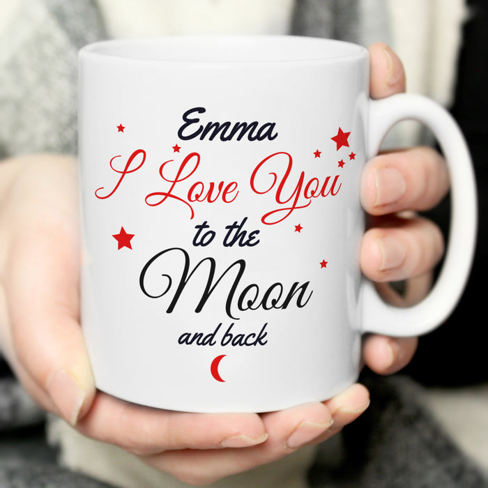 Personalised To The Moon & Back Mug