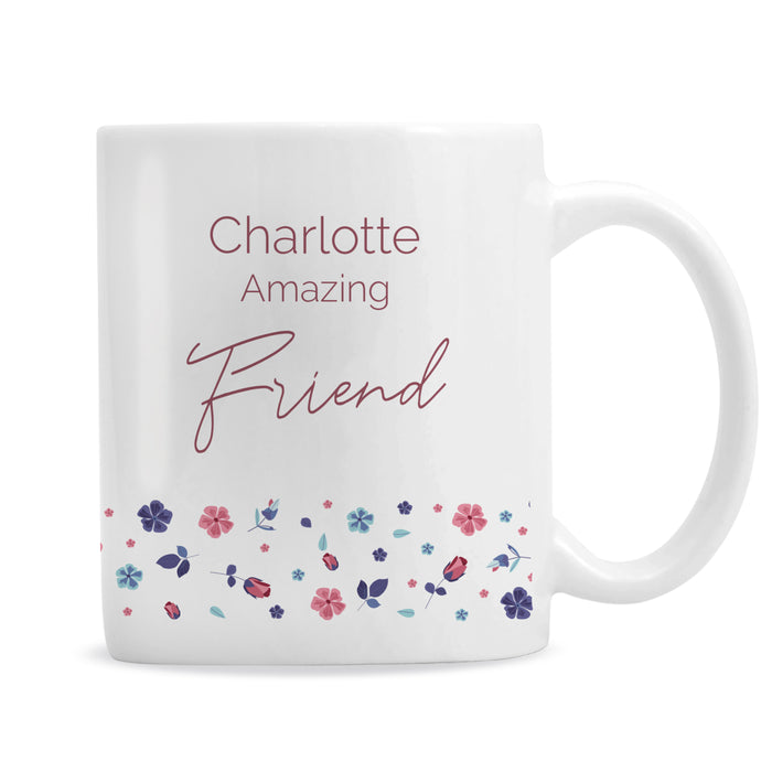 Personalised Amazing Floral Mug