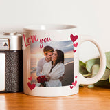 Personalised Love You Photo Upload Mug