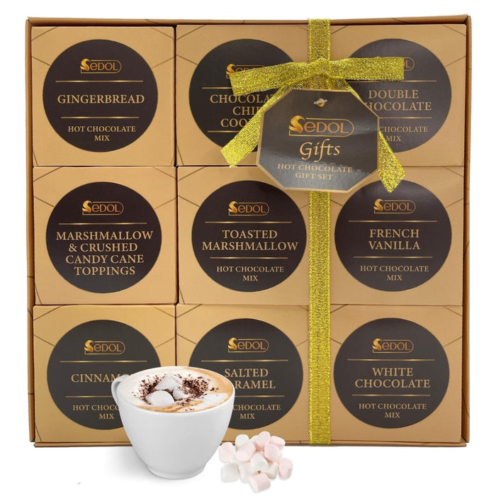 Hot Chocolate Gift Set - 9 Pack