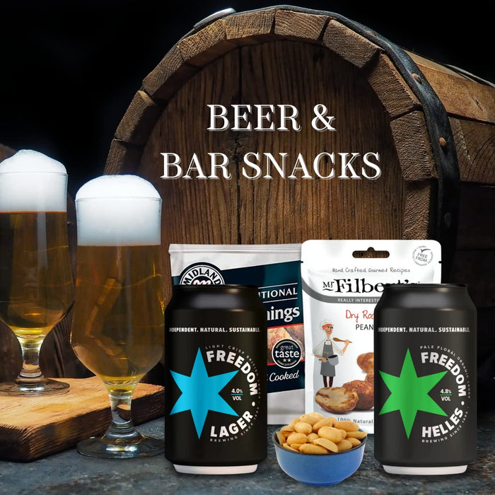 Bar Snacks & Beer Hamper for Men (Dad's Gift)