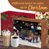 Instant & Ground Coffee Advent Calendar - 24 Days of Premium Flavoured Coffee Mix