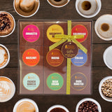 Ground Coffee Gift Set - 9 Gourmet Flavoured Coffee Mix Selection