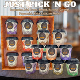 Coffee Gift Set - 9 Instant Coffee Travel Cup Set - Cappuccino, Irish Cream, Almond and More