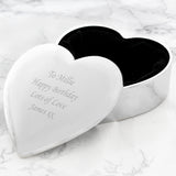 Personalised Heart Trinket Box