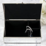 Personalised Any Message Mirrored Jewellery Box