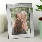 Personalised Silver 5x7 Mummy & Me Photo Frame