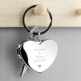 Personalised Heart Photoframe Keyring