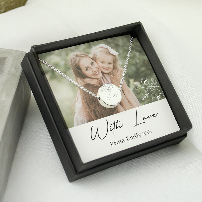 Personalised Photo Upload Necklace and Box