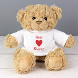 Personalised Love Heart Teddy Bear