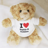 Personalised I Love... Teddy Bear