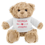 Personalised Couple In Love Teddy Bear