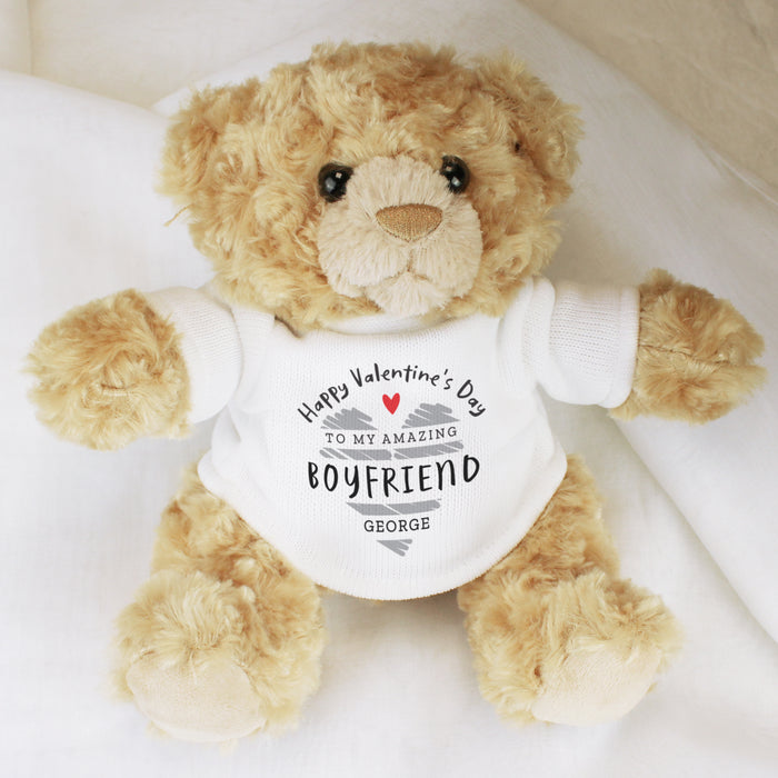 Personalised Valentine's Day Teddy Bear