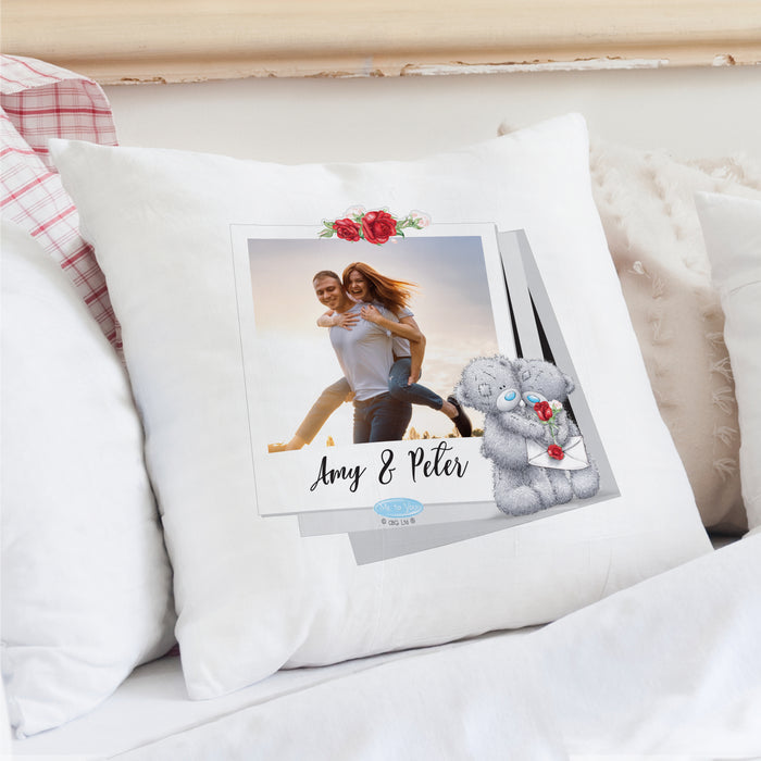 Personalised Me To You Valentines Photo Upload Cushion