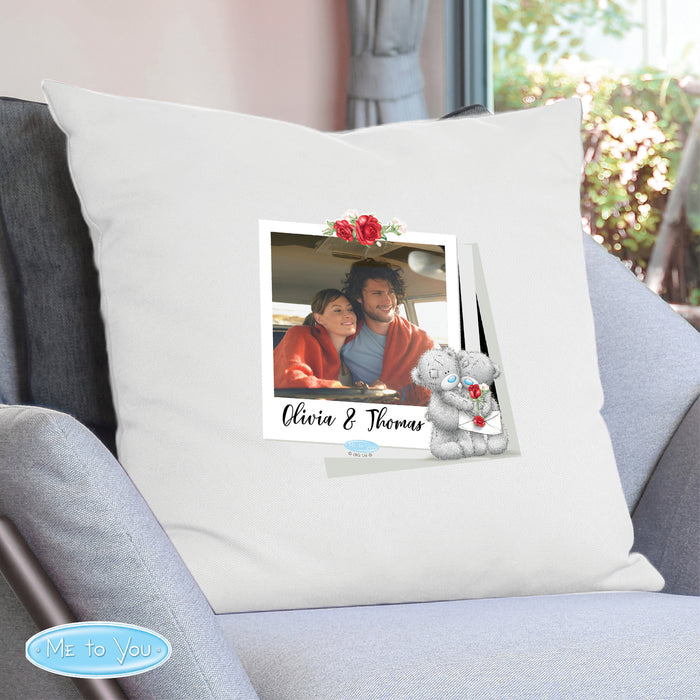 Personalised Me To You Valentines Photo Upload Cushion