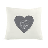 Personalised Couples Heart Cushion