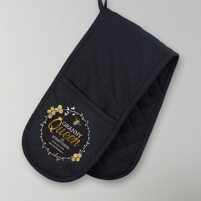 Personalised Queen Bee Oven Gloves