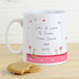 Personalised Boofle Flowers Mug