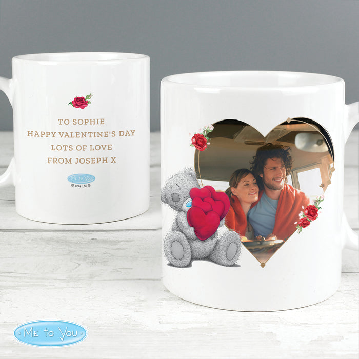 Personalised Me To You Valentines Photo Upload Mug