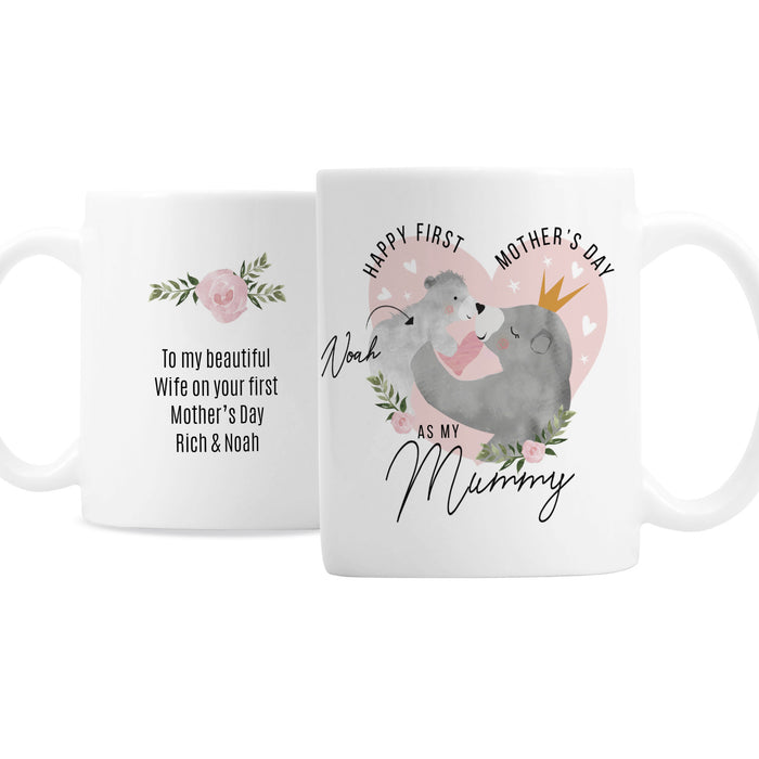 Personalised 1st Mother's Day Mama Bear Mug