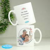 Personalised Me To You Floral Photo Upload Mug