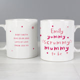 Personalised Yummy Scrummy Mummy To Be Mug