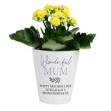 Personalised Free Text Plant Pot