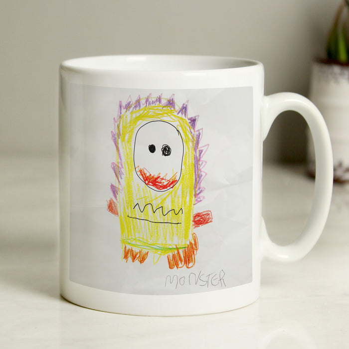 Personalised Children's Drawing Photo Upload Mug