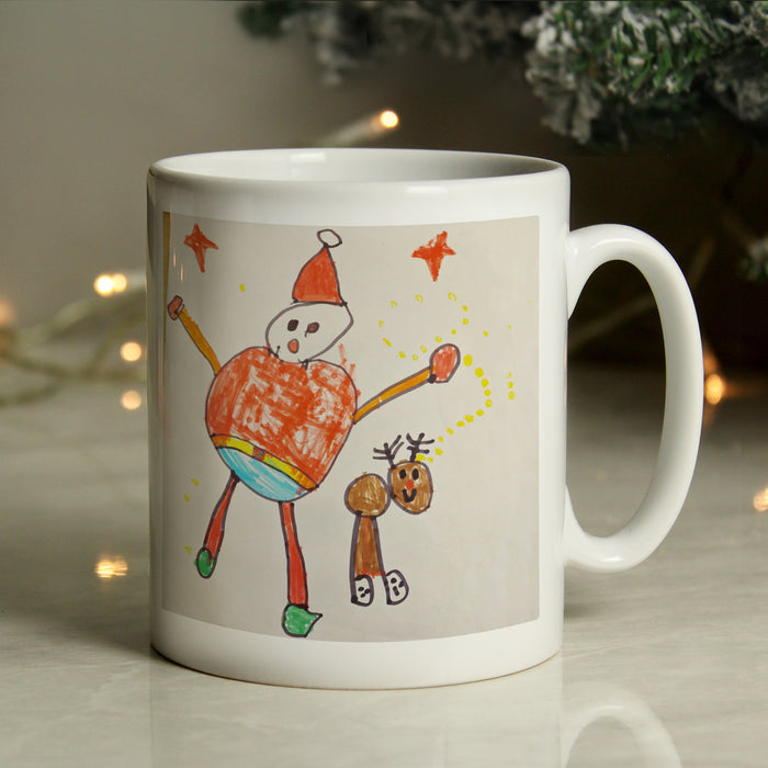 Personalised Children's Drawing Photo Upload Mug