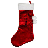 Personalised Name Only Red Stocking