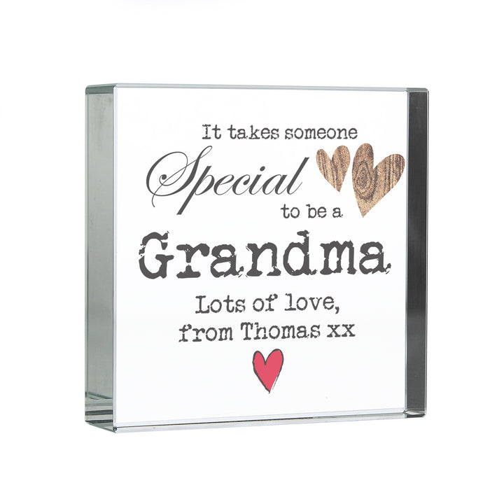 Personalised Someone Special Crystal Token