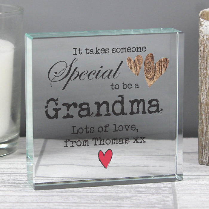 Personalised Someone Special Crystal Token