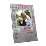 Personalised Mum Glitter Frame