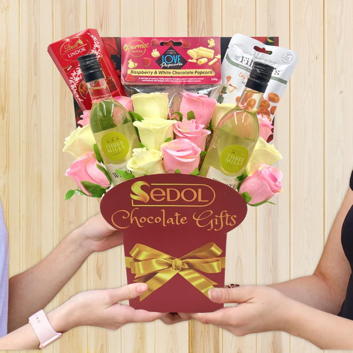 White Wine and Chocolate Bouquet