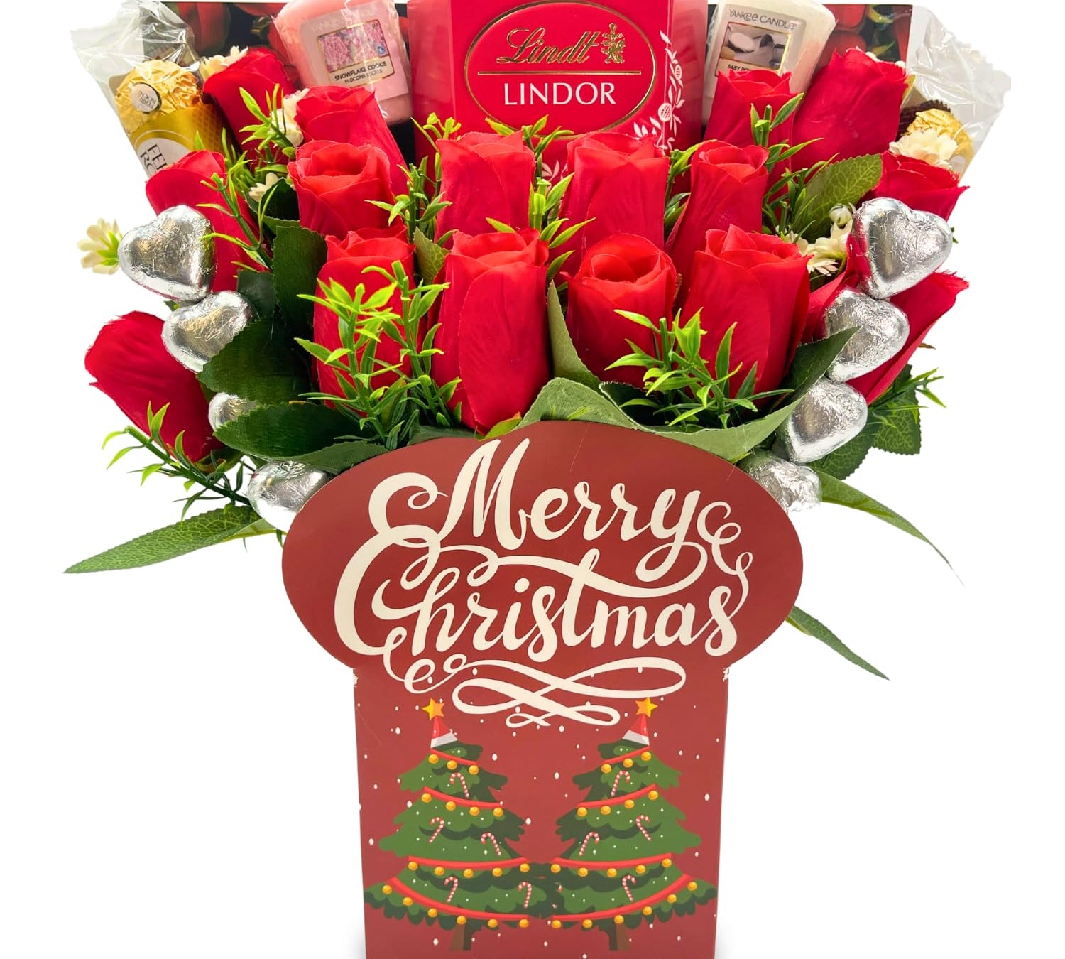 christmas chocolate bouquet - red roses - sedol gifts (1)