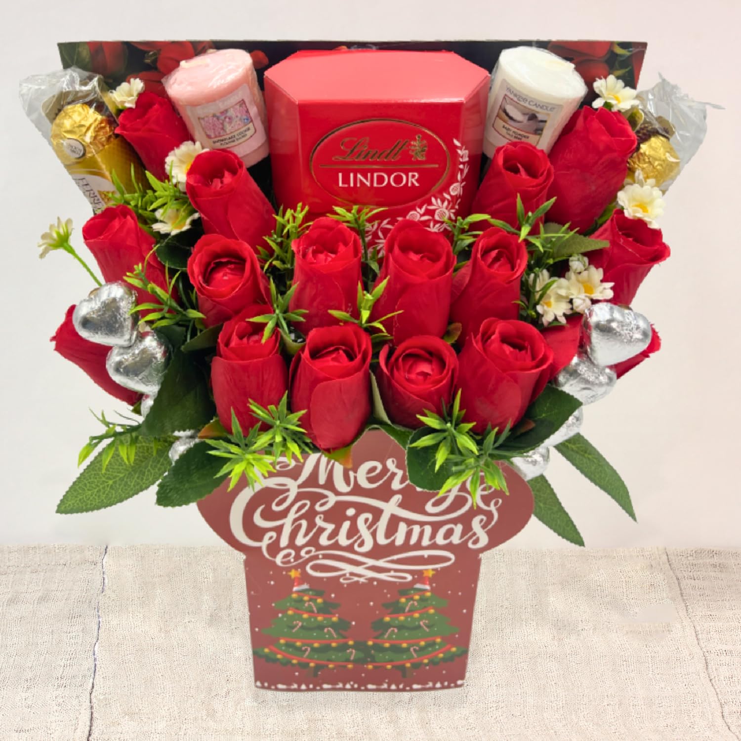 christmas chocolate bouquet - red roses - sedol gifts (2)