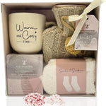 hot chocolate gift set with mug, socks & hot water bottle - sedol gifts (1)