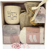 hot chocolate gift set with mug, socks & hot water bottle - sedol gifts (1)