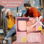 hot chocolate gift set with mug, socks & hot water bottle - sedol gifts (5)