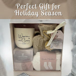 hot chocolate gift set with mug, socks & hot water bottle - sedol gifts (6)