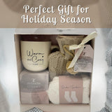 hot chocolate gift set with mug, socks & hot water bottle - sedol gifts (6)