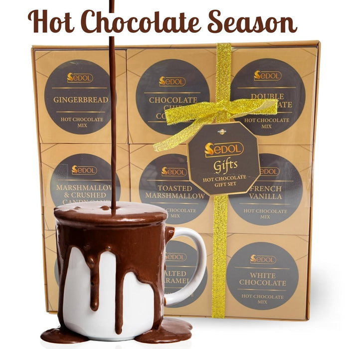 Hot Chocolate Gift Set - 9 Pack