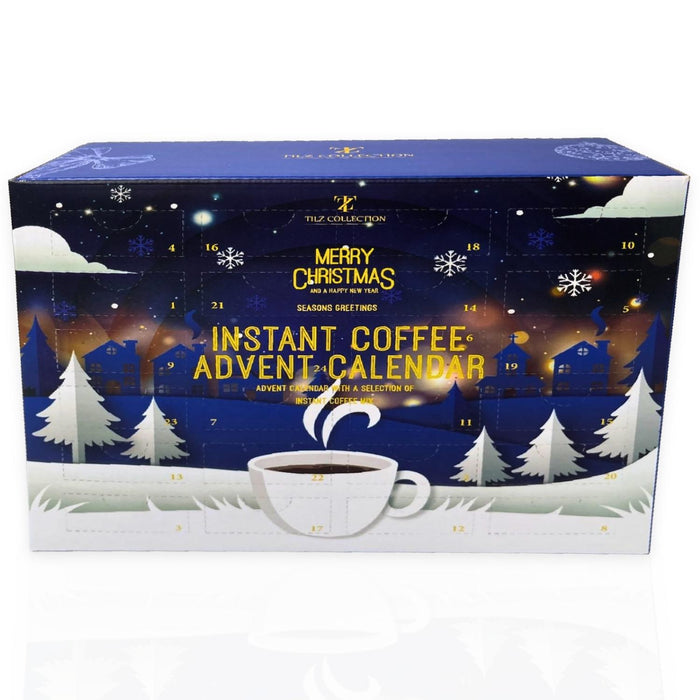 Instant Coffee Advent Calendar - 24 Days of Premium Flavoured Coffee Mix