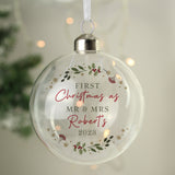 personalised christmas glass bauble - sedol gifts (2)