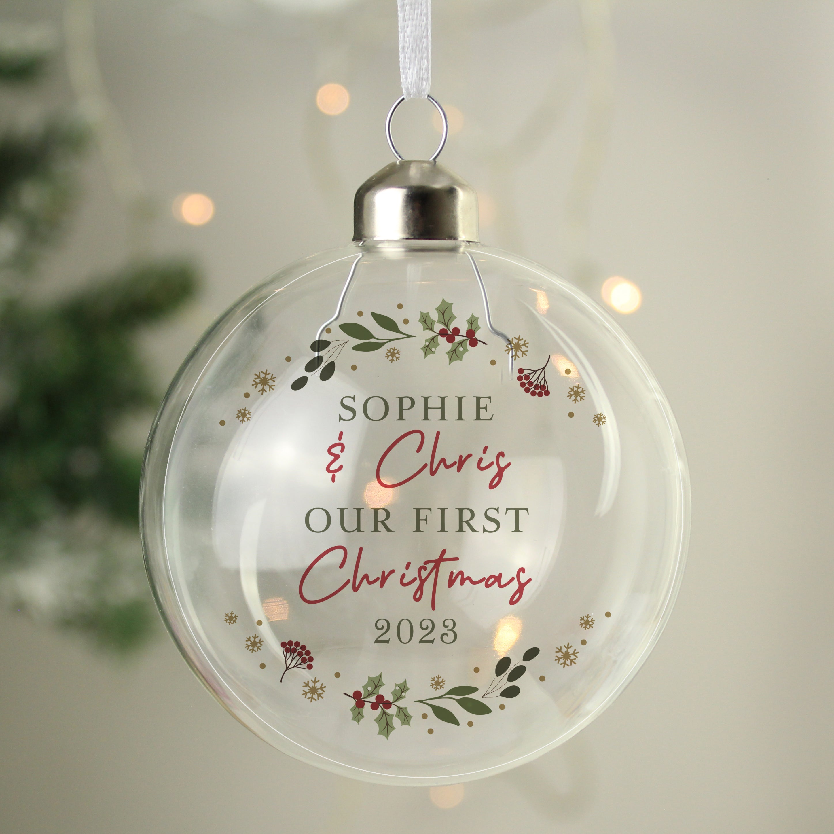 personalised christmas glass bauble - sedol gifts (4)