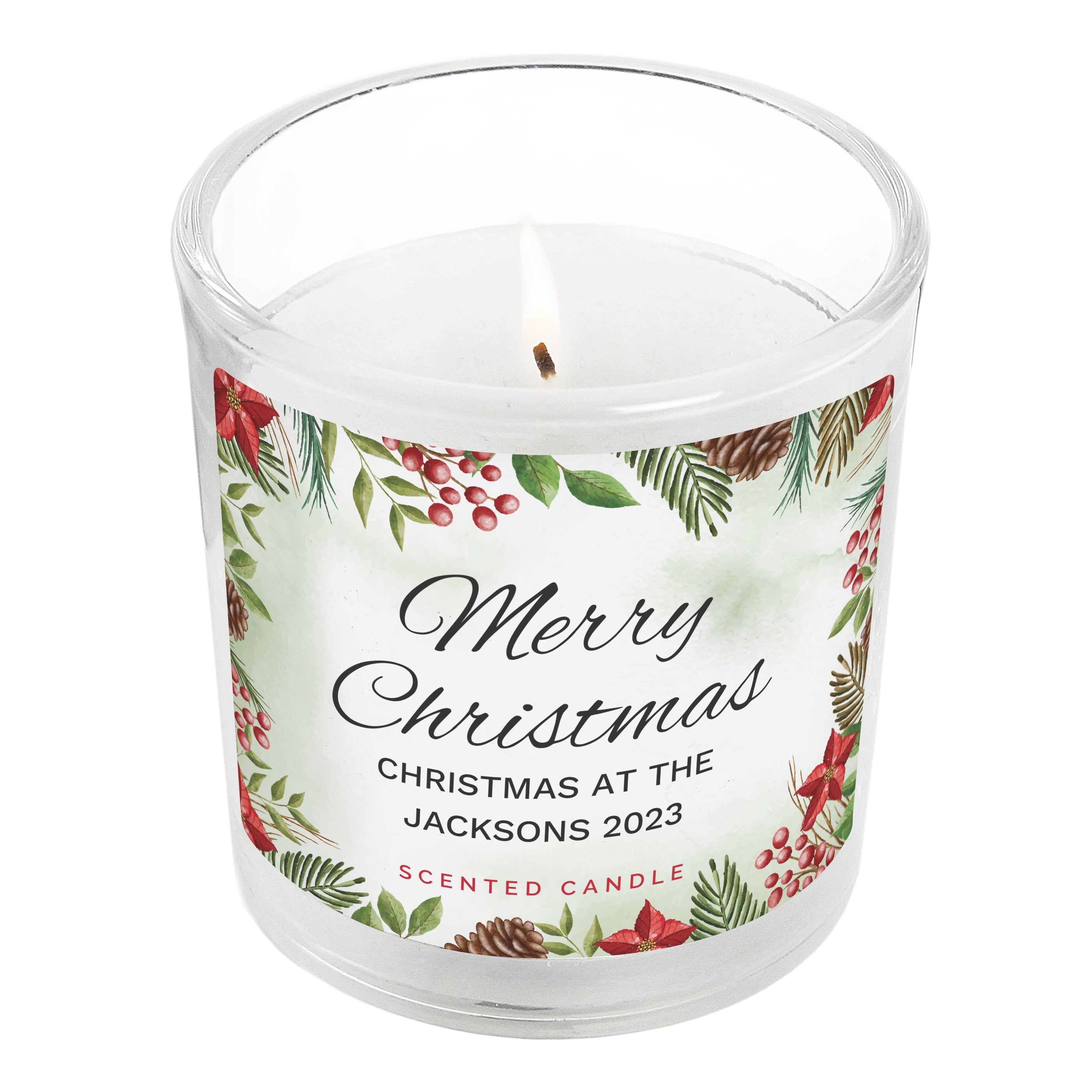 personalised christmas scented candle - sedol gifts (1)