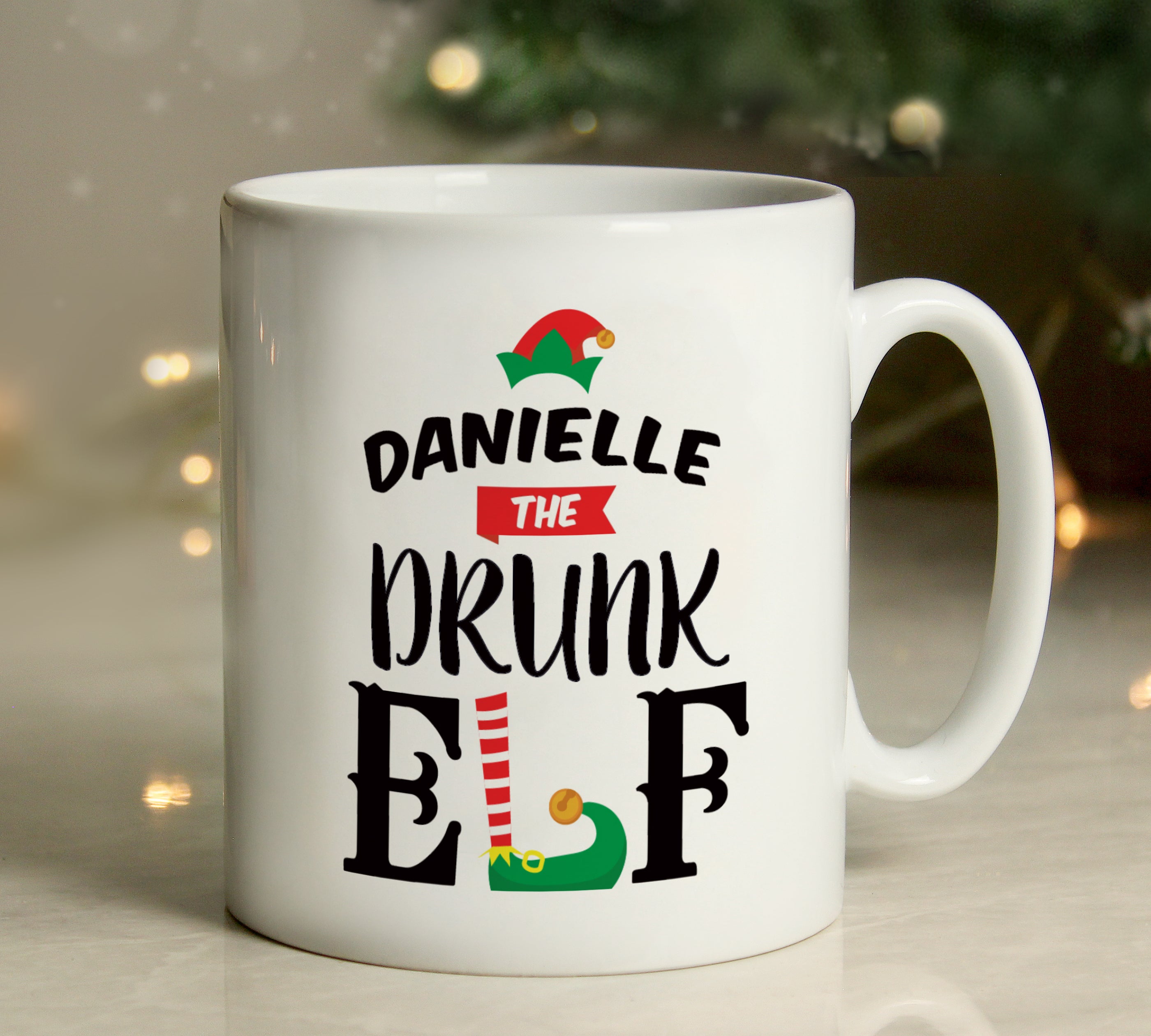 personalised elf christmas mug - sedol gifts (1)