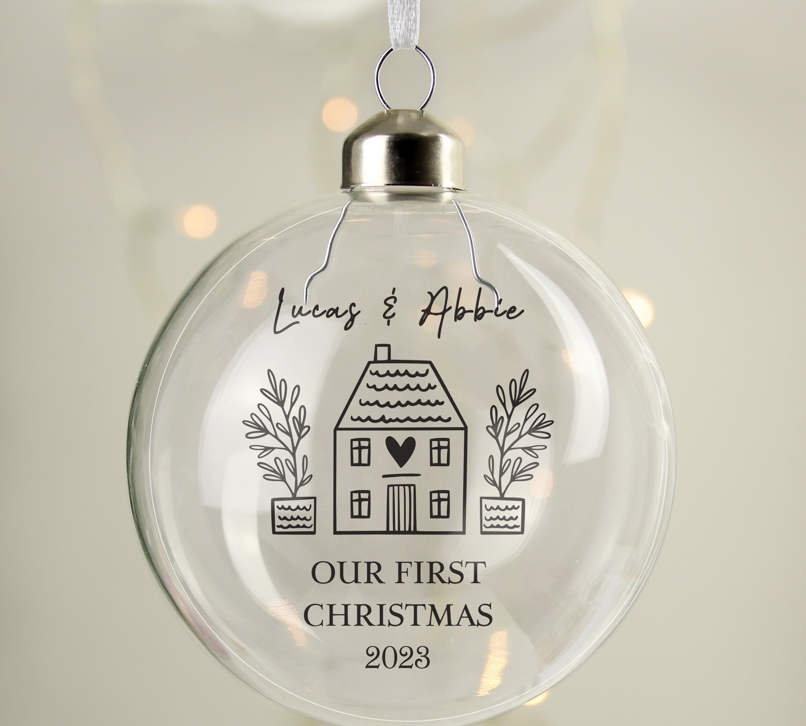 personalised home glass bauble - sedol gifts (1)