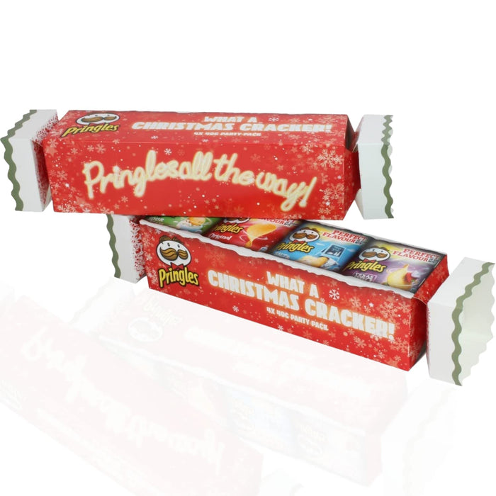 Pringles Christmas Crackers Tube - 8 x 40g Cans