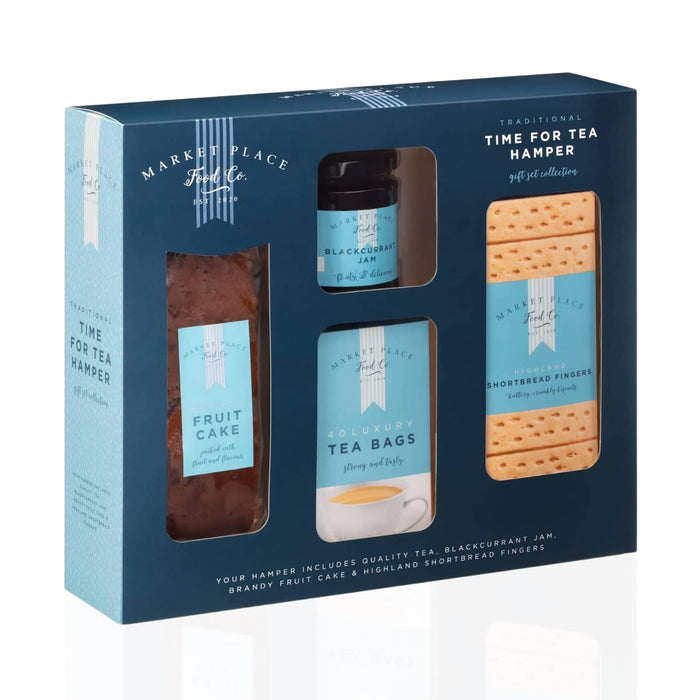 Marketplace Food Co. Traditional Time for Tea Hamper Gift Set Collections